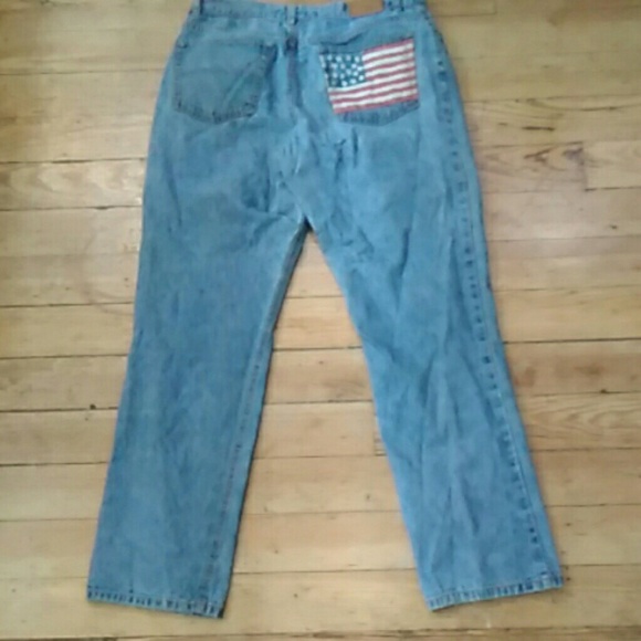 Pre-owned Tommy Hillfiger Flag Pocket Blue Jeans - Picture 4 of 7